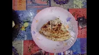 Простой омлет с курицей