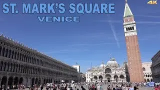 VENICE - ST. MARK'S SQUARE ( PIAZZA SAN MARCO ) 4K