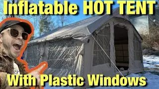 Inflatable CANVAS WALL TENT WORTH THE MONEY OR JUST FUNNY