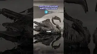 Озеро, превращающее животных в камень #шортс