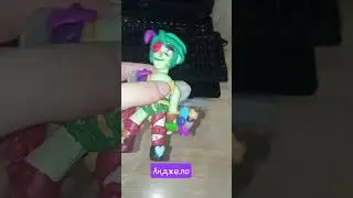 Анджело из Бравл Старс из пластилина