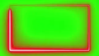 Футажи для видеомонтажа Абстрактная Световая Неоновая Рамка Abstract Light Neon Frame #2