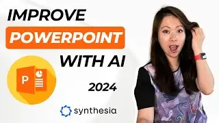 Enhance a PowerPoint presentation with AI (Synthesia 2024)