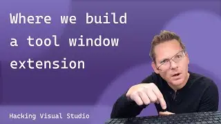 Hacking Visual Studio - Where we build a tool window extension