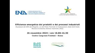 Efficienza energetica dei prodotti e dei processi industriali