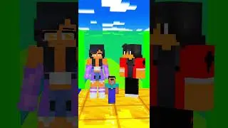 Help Aaron Win Favorite Run Challenge #minecraftshorts #aphmau