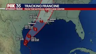 Francine likely to become Cat 2 hurricane before landfall