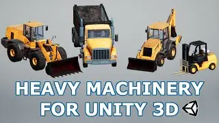 Unity Asset Store | Heavy Machinery Collection for Unity 3D vol 1