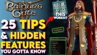 25 Hidden Features You Should KNOW In Baldurs Gate 3! - (Baldurs Gate 3 Tips and Tricks)