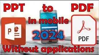 how to convert ppt to pdf in mobile