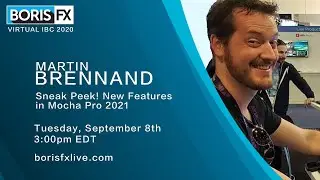 New Features in Mocha Pro 2021- Boris FX Virtual IBC 2020 Replay