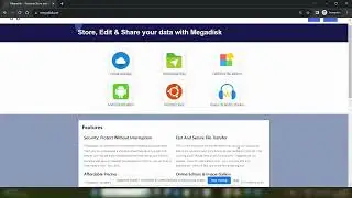 Megadisk Website Tour
