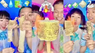 Rainbow Marshmallow Emoji Food Challenge ASMR Compilation! 🥵 (Part1)