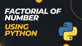 Find factorial of a number using python #pythonprogramming