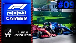 BATTLING ALL RACE LONG WITH LECLERC! F1 2021 Alpine Mod Career Mode Round 9 Belgium GP!