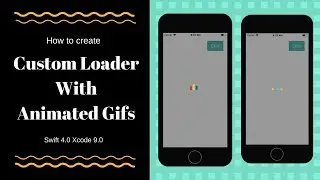 Custom Activity Indicator Swift 4.0 Xcode 9.0