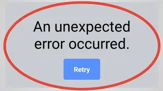 An unexpected error occurred facebook || How to fix unexpected error occurred on facebook android