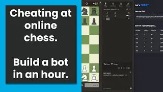 Cheating at online chess - making a bot in an hour.