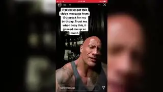 THE ROCK sends a special message to KSI for his birthday!