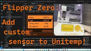 [67] Flipper Zero - Add sensor to Unitemp