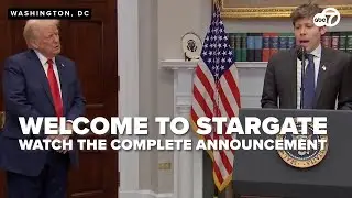 Trump announces Stargate, a 'new American company' investing in AI