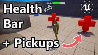Health Bar Tutorial 👉 With HUD On Screen | Unreal Engine 5