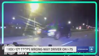 Troopers stop wrong-way driver on I-75