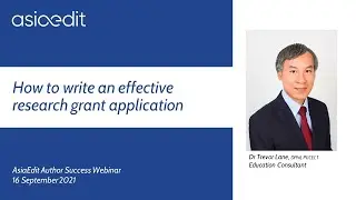 Preparing an Effective Research Proposal (Part 2) | Author Success Webinar 4