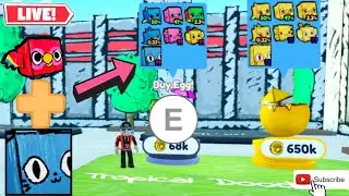🔴LIVE! Trying To HATCH The New SECRET & HUGE Pet in Pet Simulator X 