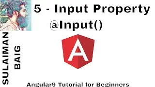 Angular 9 Tutorial for Beginners. 5 - Input Property @Input() | SULAIMAN BAIG