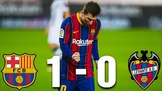 Barcelona vs Levante [1-0], La Liga 2020/21, Round 13 - MATCH REVIEW