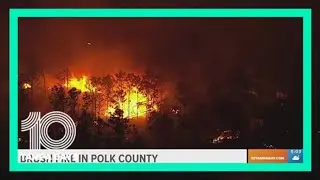 Right Gate fire spreads across 650 acres in Polk County but is largely contained