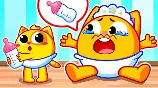 Dad Turned Into a Baby! | Sibling Play | Funny Songs For Baby & Nursery Rhymes by Toddler Zoo