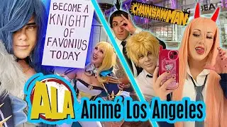 ANIME LOS ANGELES 2023 - Genshin Impact and Chainsaw Man Cosplay!