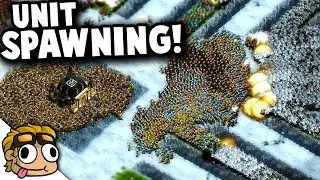 SPAWNING UNITS in a CUSTOM MAP! | They Are Billions Custom Map Gameplay