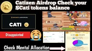 CATIZEN $CATI AIRDROP TOKEN CLAIM New Update. How to Check if You're Eligible for Catizen Airdrop.