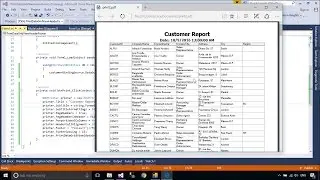 C# Tutorial - Print DataGridView with Header and Footer | FoxLearn