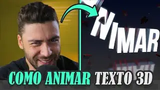 Como ANIMAR texto 3D no After Effects com Element 3D | Tutorial After Effects