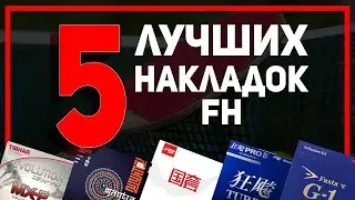 5 ЛУЧШИХ НАКЛАДОК настольный теннис(FH) OFF. Настольный теннис 2024.