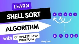 Shell sort | Sorting algorithms | Data Structures & Algorithms | Clear explanation with Java code