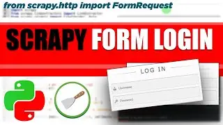 Scrapy Form Login | How to log in to sites using FormRequest | Web Scraping Tutorial