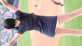 관중들이 화내는 행복야구 우수한 치어리더 직캠 Woo Suhan Cheerleader |4K
