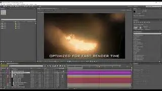 Trapcode Fire Particle System | After Effects template
