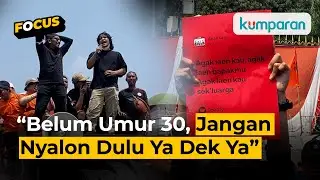 Salut! Sederet Komika Turun Gunung Ikut Demo di DPR