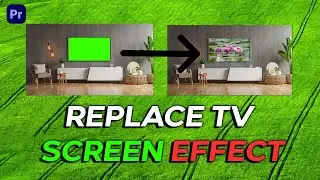 How to Replace TV Screen Effect| QUICK AND EASY | adobe premiere pro tutorial