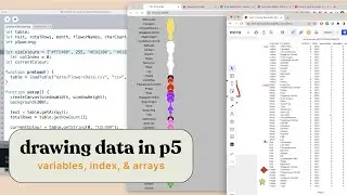 5.11 Drawing Data in p5.js | Visualising with Arrays