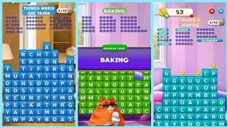 Kitty Scramble: Word Stacks Level 121 to 125 Full HD|| By Clever App Pte. Ltd