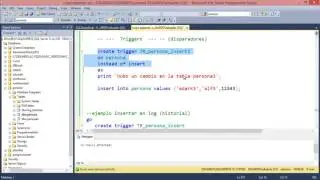 SQL Server | 46 - Crear un Log usando TRIGGER
