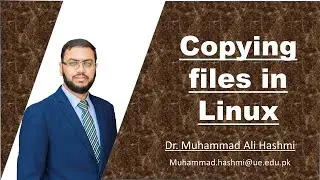 Linux Tutorial 04 | Copying Files and Folders with rsync Command | Dr M A Hashmi