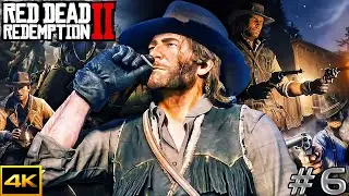 Red Dead Redemption 2 - Trip to the City - Bar Brawl - Walkthrough GamePlay 4K - Part 6